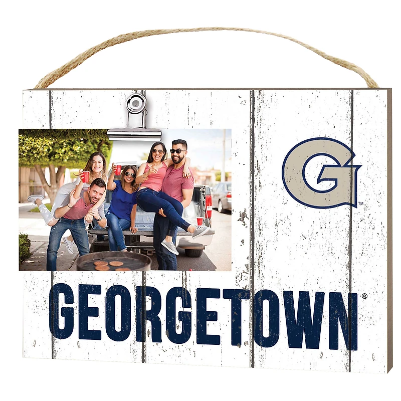 Georgetown Hoyas 8" x 10" Weathered Clip It Frame