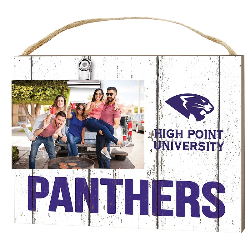 High Point Panthers 8" x 10" Weathered Clip It Frame