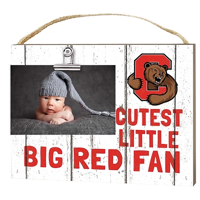Cornell Big Red 8'' x 10'' Cutest Little Weathered Logo Clip Photo Frame