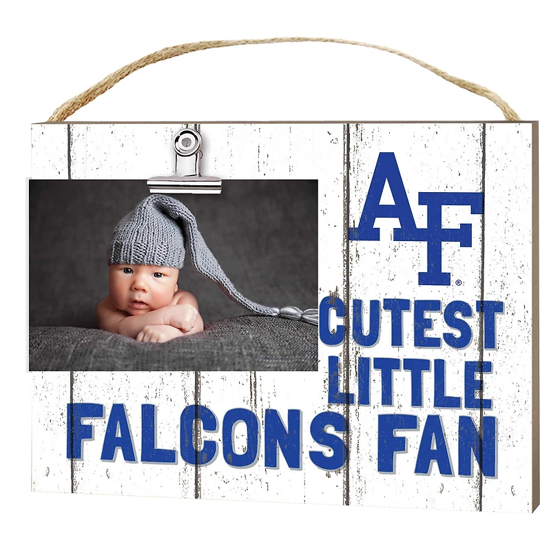 Air Force Falcons 8'' x 10'' Cutest Little Weathered Logo Clip Photo Frame