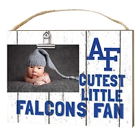 Air Force Falcons 8'' x 10'' Cutest Little Weathered Logo Clip Photo Frame