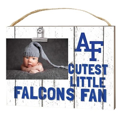 Air Force Falcons 8'' x 10'' Cutest Little Weathered Logo Clip Photo Frame