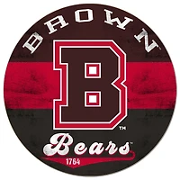 Brown Bears 20'' x 20'' Retro Logo Circle Sign