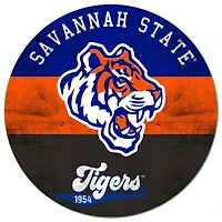 Savannah State Tigers 20'' x 20'' Retro Logo Circle Sign