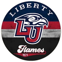 Liberty Flames 20'' x 20'' Retro Logo Circle Sign