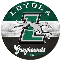 Loyola Greyhounds 20'' x 20'' Retro Logo Circle Sign