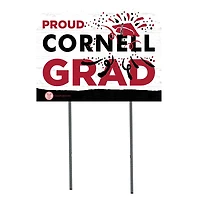 Cornell Big Red 18" x 24" Proud Grad Yard Sign