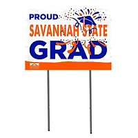 Savannah State Tigers 18" x 24" Proud Grad Yard Sign