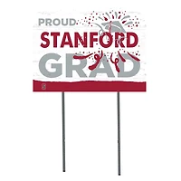 Stanford Cardinal 18" x 24" Proud Grad Yard Sign