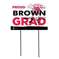 Brown Bears 18" x 24" Proud Grad Yard Sign