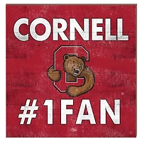 Cornell Big Red 10" x 10" #1 Fan Plaque