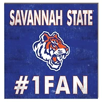 Savannah State Tigers 10" x 10" #1 Fan Plaque