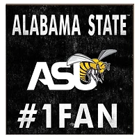 Alabama State Hornets 10" x 10" #1 Fan Plaque