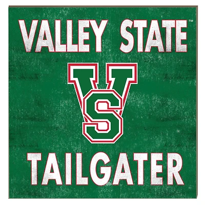 Mississippi Valley State Delta Devils 10" x 10" Team Color Tailgater Plaque
