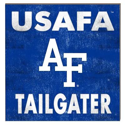 Air Force Falcons 10" x 10" Team Color Tailgater Plaque