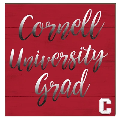Cornell Big Red 10" x 10" Grad Plaque