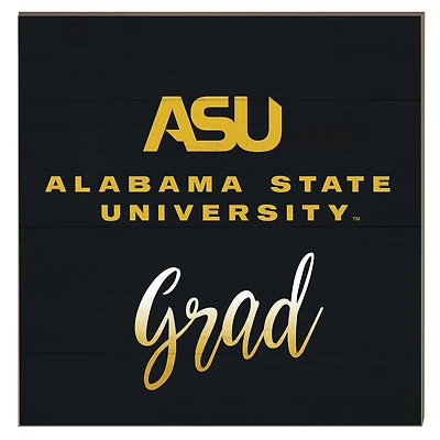 Alabama State Hornets 10" x 10" Grad Plaque