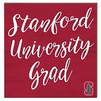 Stanford Cardinal 10" x 10" Grad Plaque