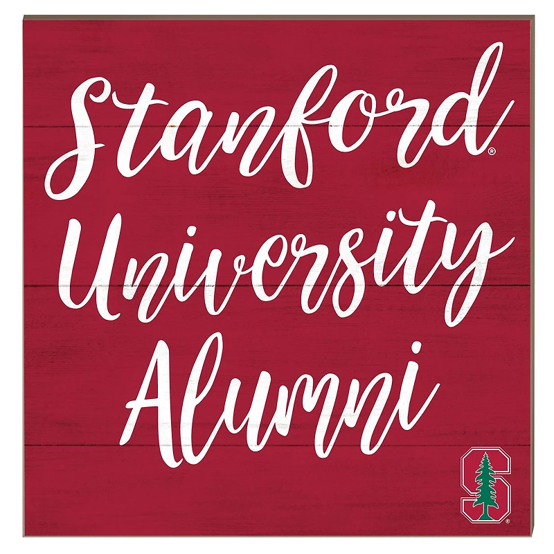 Stanford Cardinal 10" x 10" Alumni Plaque