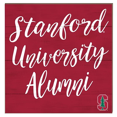 Stanford Cardinal 10" x 10" Alumni Plaque
