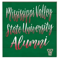 Mississippi Valley State Delta Devils 10" x 10" Alumni Plaque