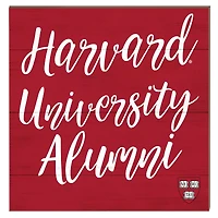 Harvard Crimson 10" x 10" Alumni Plaque