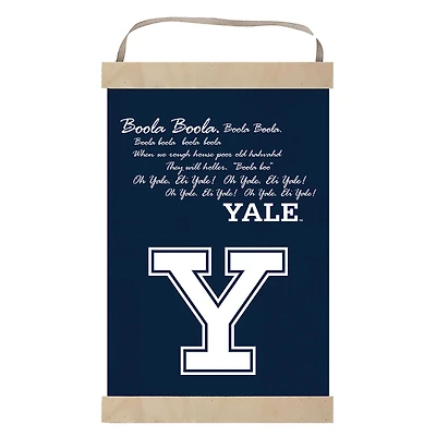 Yale Bulldogs Fight Song Banner Sign