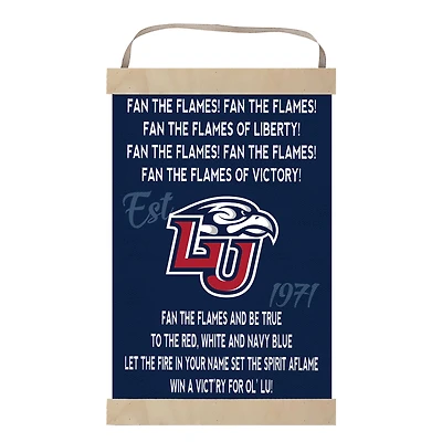 Liberty Flames Fight Song Banner Sign