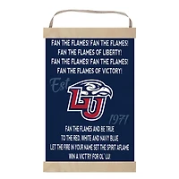 Liberty Flames Fight Song Banner Sign