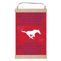 SMU Mustangs Fight Song Banner Sign