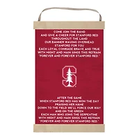 Stanford Cardinal Fight Song Banner Sign