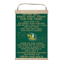 William & Mary Tribe Fight Song Banner Sign