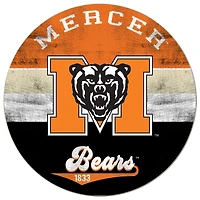 Mercer Bears 20'' x 20'' Retro Logo Circle Sign