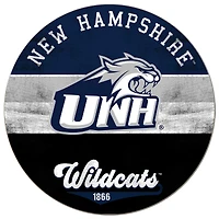 New Hampshire Wildcats 20'' x 20'' Retro Logo Circle Sign