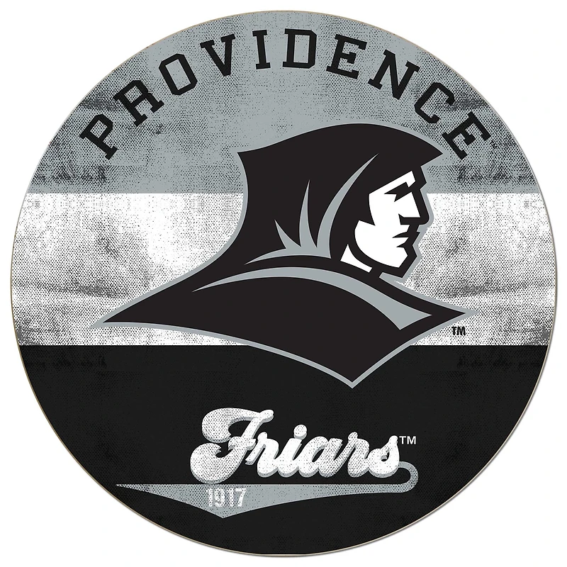 Providence Friars 20'' x 20'' Retro Logo Circle Sign