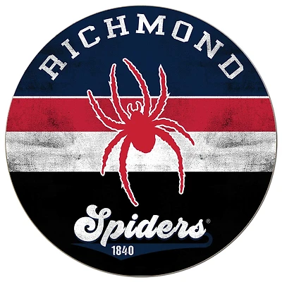 Richmond Spiders 20'' x 20'' Retro Logo Circle Sign