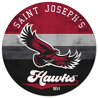 Saint Joseph's Hawks 20'' x 20'' Retro Logo Circle Sign
