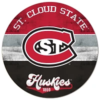 St. Cloud State Huskies 20'' x 20'' Retro Logo Circle Sign