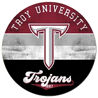 Troy University Trojans 20'' x 20'' Retro Logo Circle Sign