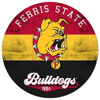 Ferris State Bulldogs 20'' x 20'' Retro Logo Circle Sign