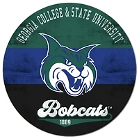 Georgia College Bobcats 20'' x 20'' Retro Logo Circle Sign