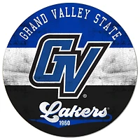 Grand Valley State Lakers 20'' x 20'' Retro Logo Circle Sign
