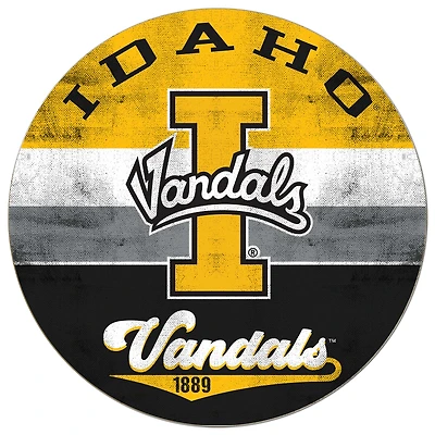 Idaho Vandals 20'' x 20'' Retro Logo Circle Sign