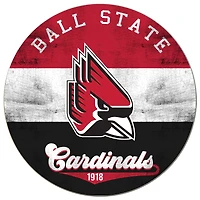 Ball State Cardinals 20'' x 20'' Retro Logo Circle Sign