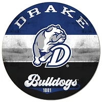 Drake Bulldogs 20'' x 20'' Retro Logo Circle Sign
