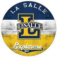 La Salle Explorers 20'' x 20'' Retro Logo Circle Sign