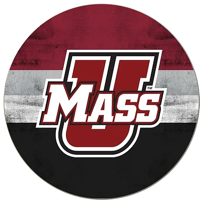 UMass Minutemen 20'' x 20'' Retro Logo Circle Sign