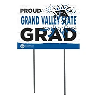 Grand Valley State Lakers 18'' x 24'' Proud Graduate Yard Sign