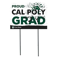 Cal Poly Mustangs 18'' x 24'' Proud Graduate Yard Sign