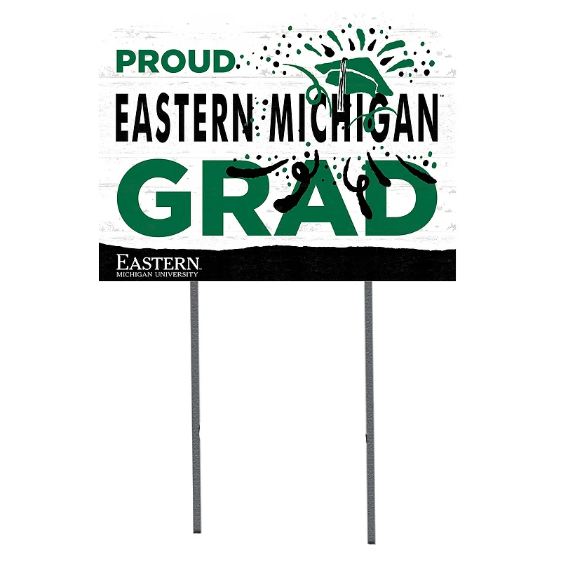 Eastern Michigan Eagles 18'' x 24'' Proud Graduate Yard Sign
